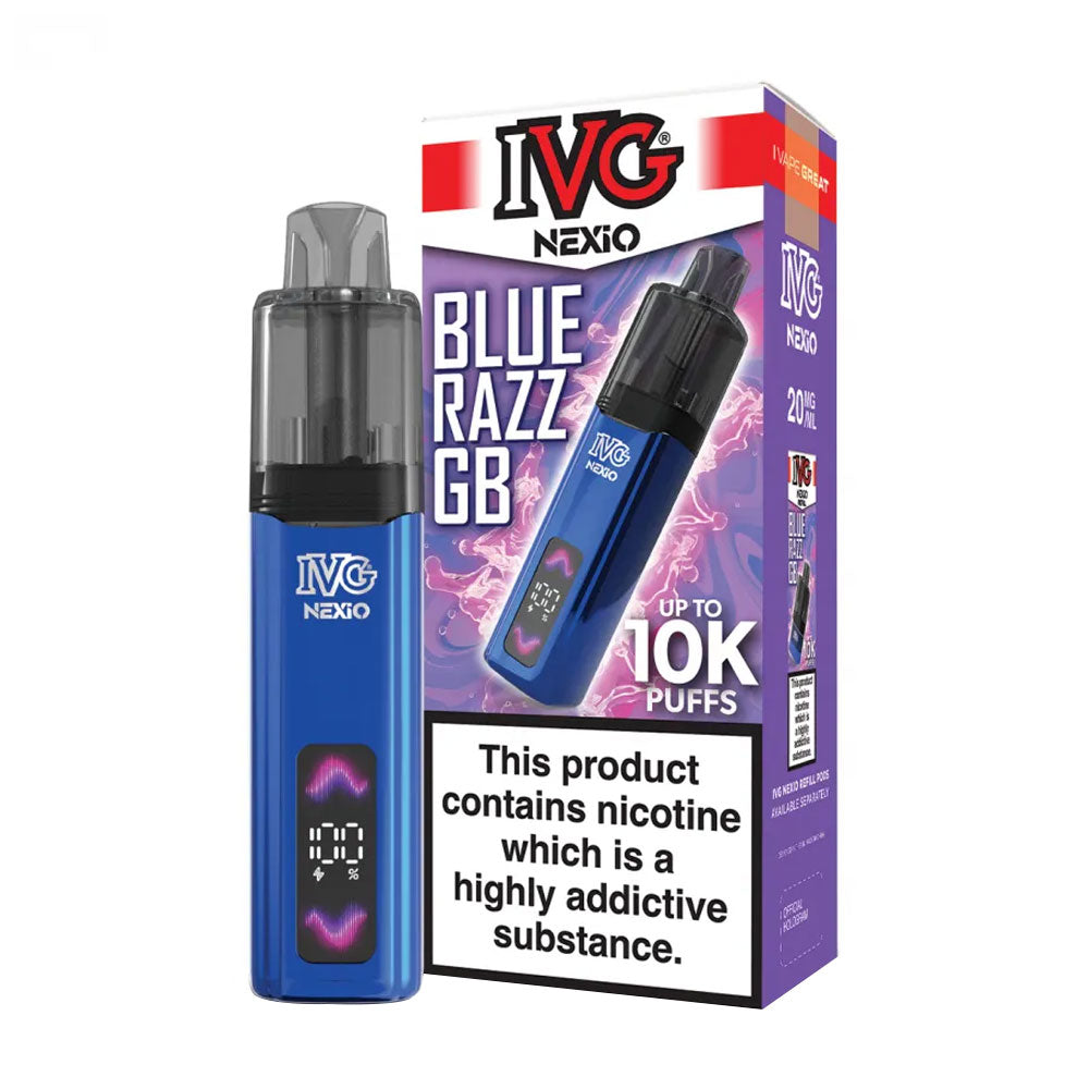IVG Nexio 10K Prefilled Pod Kit - Blue Razz GB