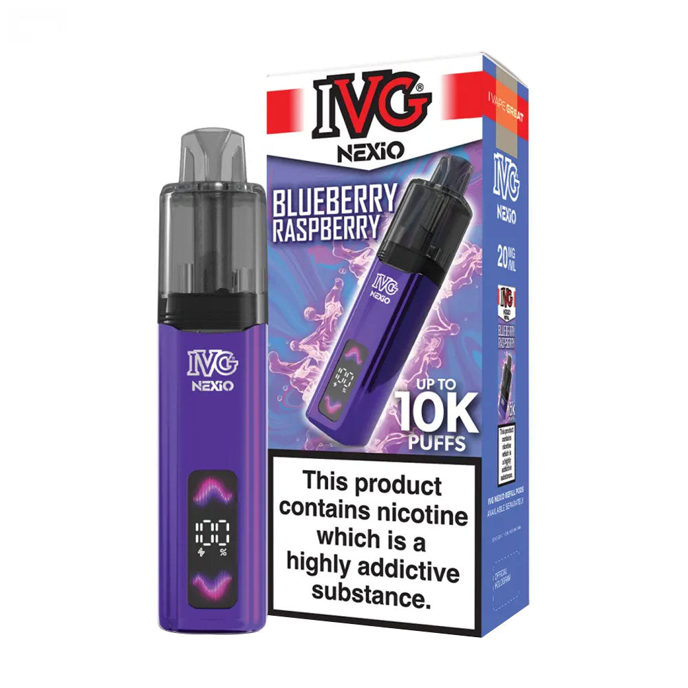 IVG Nexio 10K Prefilled Pod Kit - Blueberry Raspberry