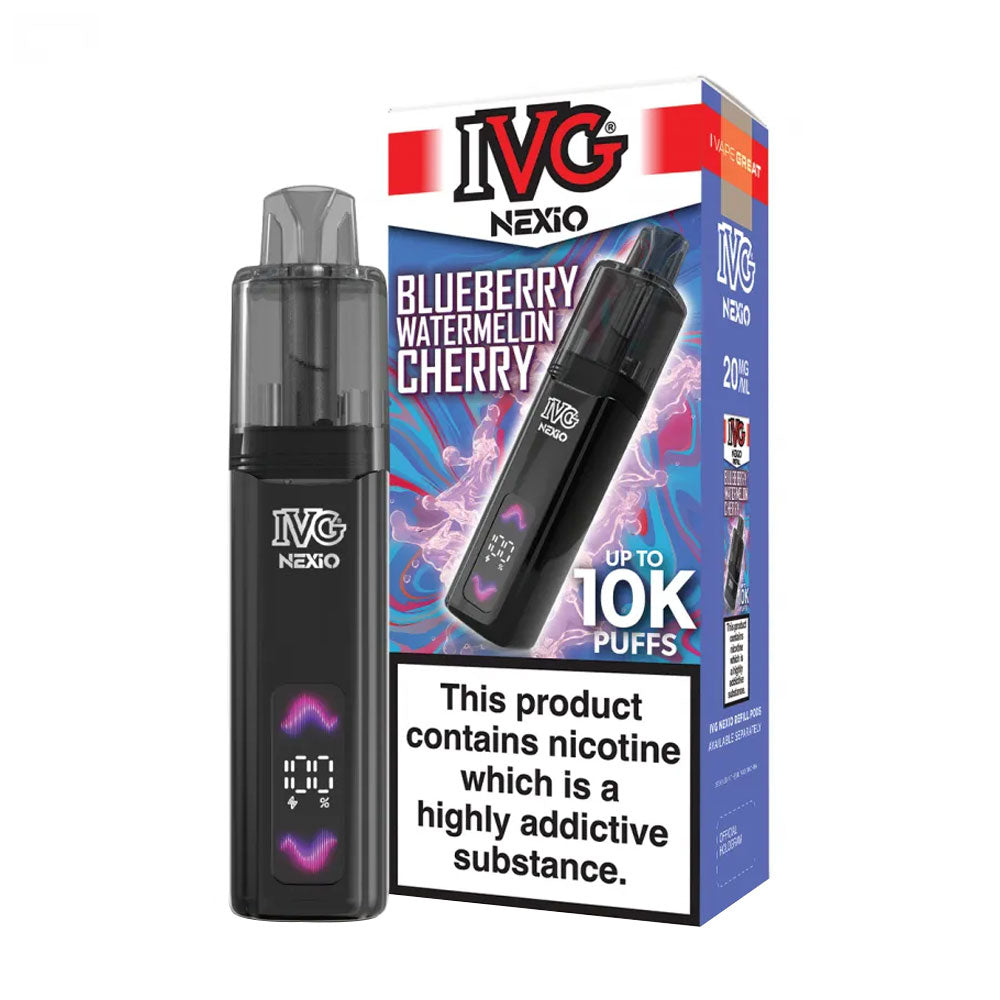 IVG Nexio 10K Prefilled Pod Kit - Blueberry Watermelon Cherry