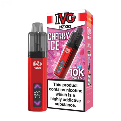 IVG Nexio 10K Prefilled Pod Kit - Cherry Ice