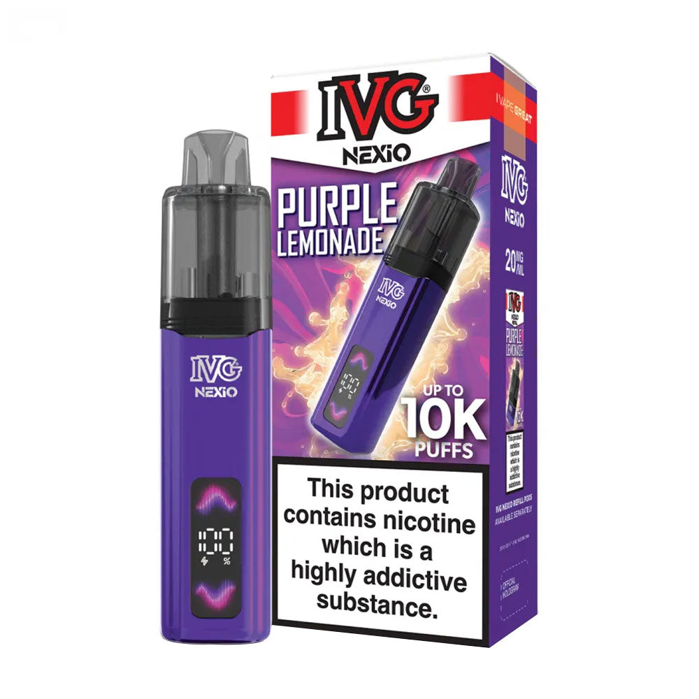 IVG Nexio 10K Prefilled Pod Kit - Purple Lemonade