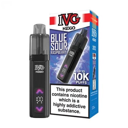 IVG Nexio 10K Prefilled Pod Kit - Sour Blue Raspberry