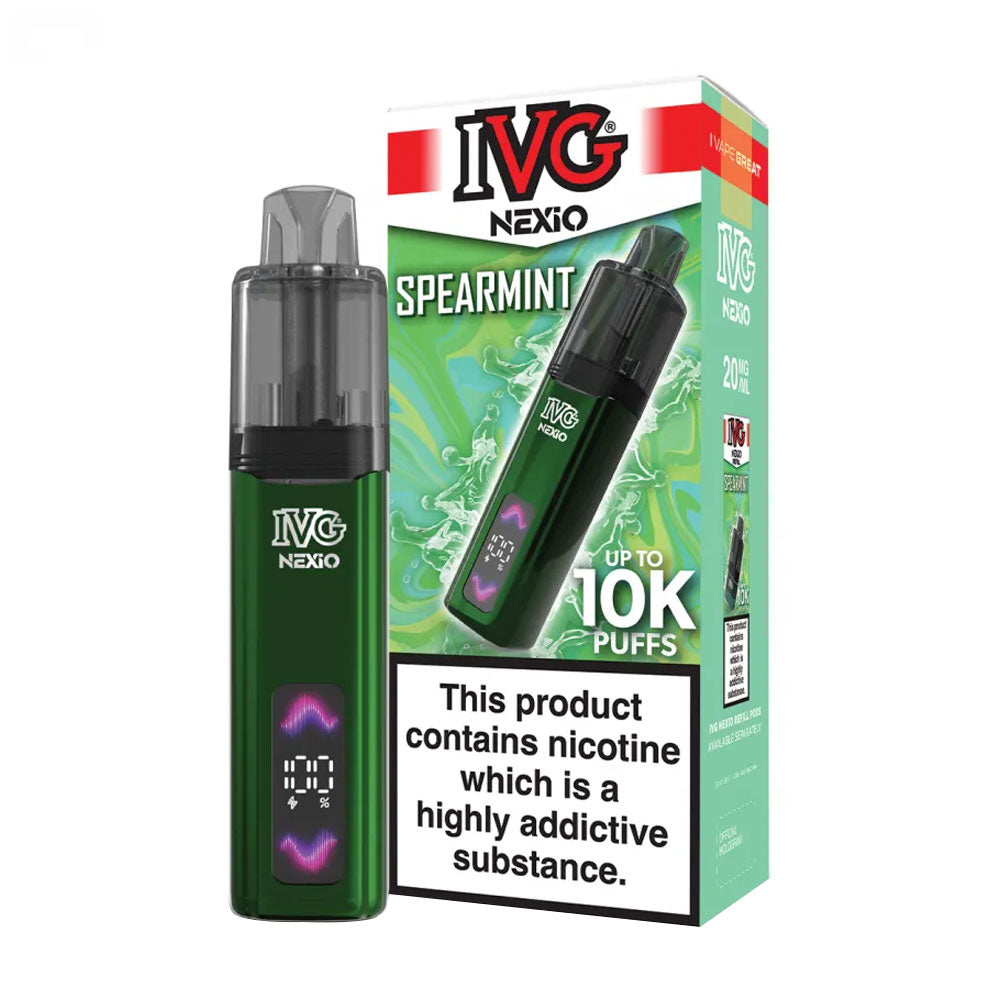 IVG Nexio 10K Prefilled Pod Kit - Spearmint
