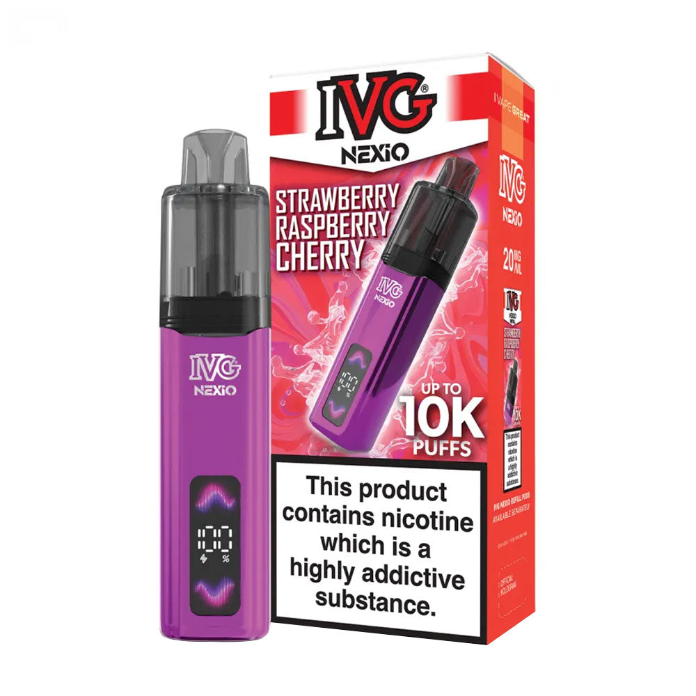 IVG Nexio 10K Prefilled Pod Kit - Strawberry Raspberry Cherry