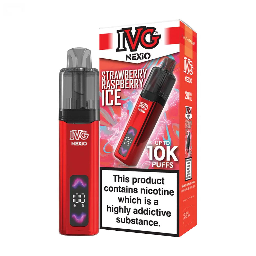 IVG Nexio 10K Prefilled Pod Kit - Strawberry Raspberry Ice