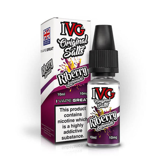 Riberry Lemonade IVG Original Salts 10ml Nic Salt E Liquid