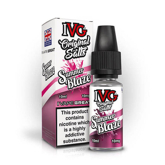 Summer Blaze IVG Original Salts 10ml Nic Salt E Liquid