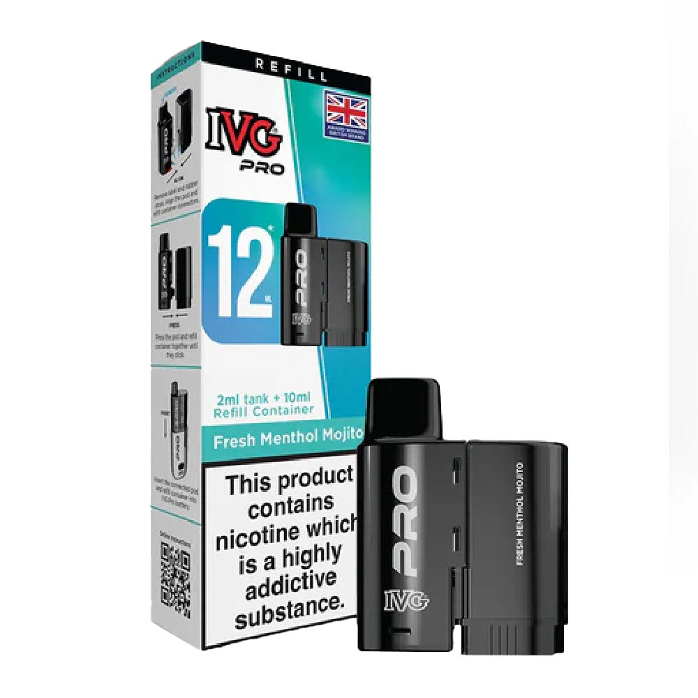 IVG Pro 12 Prefilled Pod - Fresh Menthol Mojito