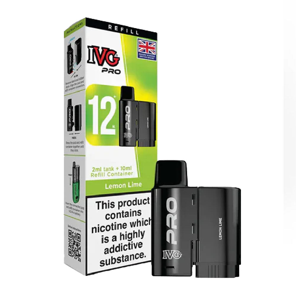 IVG Pro 12 Prefilled Pod - Lemon Lime