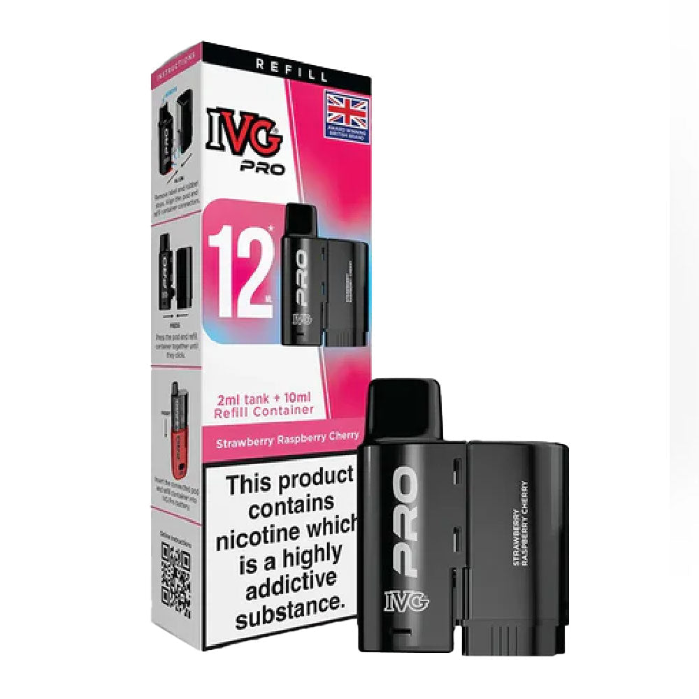 IVG Pro 12 Prefilled Pod - Strawberry Raspberry Cherry