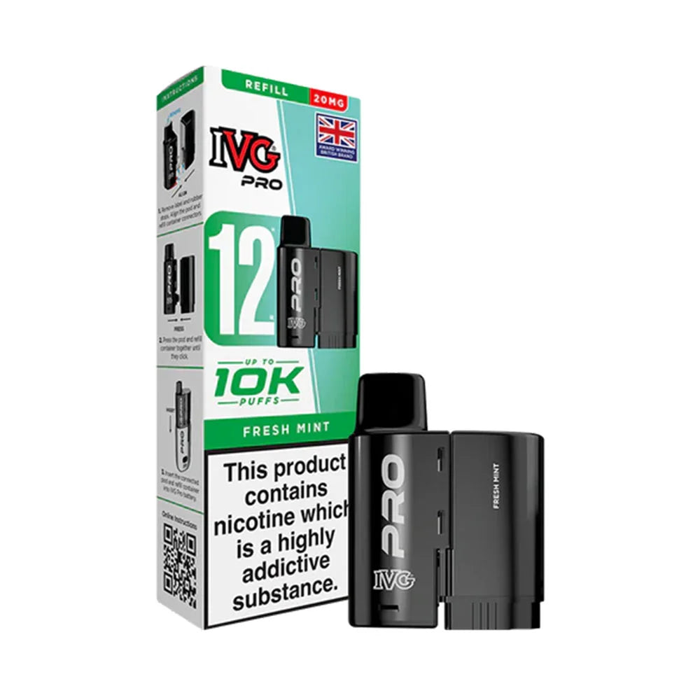 IVG Pro 12 Prefilled Pods - Fresh Mint