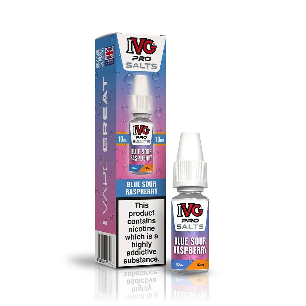 Blue Sour Raspberry IVG Pro Salts 10ml Nic Salt E Liquid