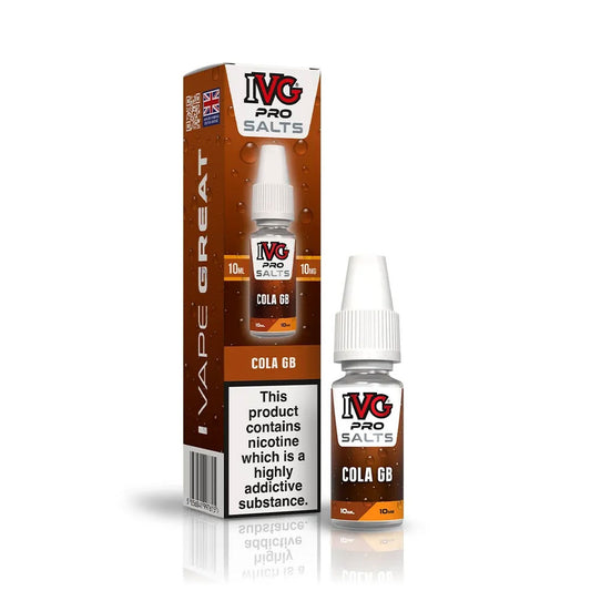 Cola GB IVG Pro Salts 10ml Nic Salt E Liquid