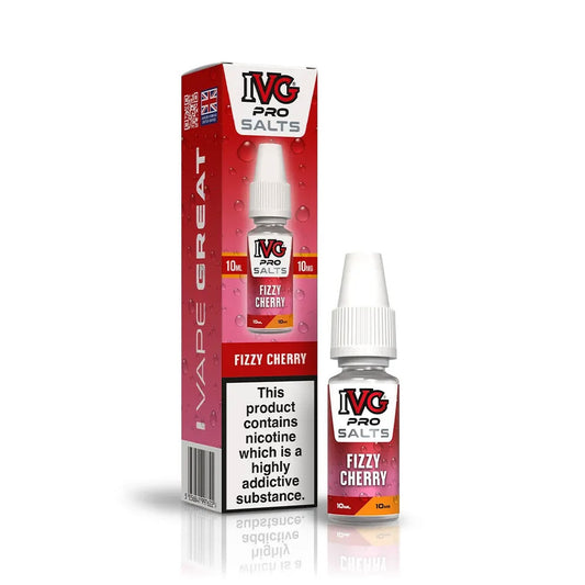 Fizzy Cherry IVG Pro Salts 10ml Nic Salt E Liquid