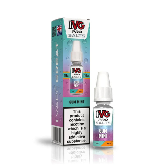 Gum Mint IVG Pro Salts 10ml Nic Salt E Liquid