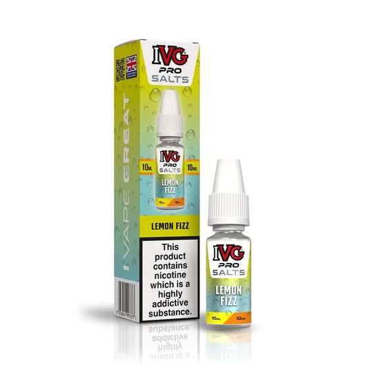 Lemon Fizz IVG Pro Salts 10ml Nic Salt E Liquid