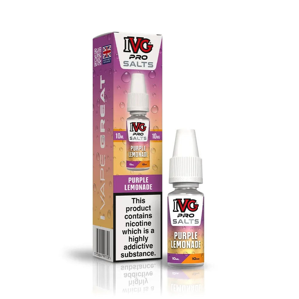 Purple Lemonade IVG Pro Salts 10ml Nic Salt E Liquid