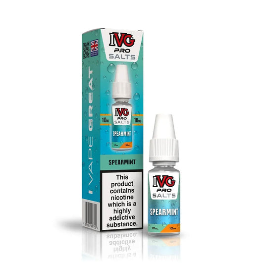 Spearmint IVG Pro Salts 10ml Nic Salt E Liquid