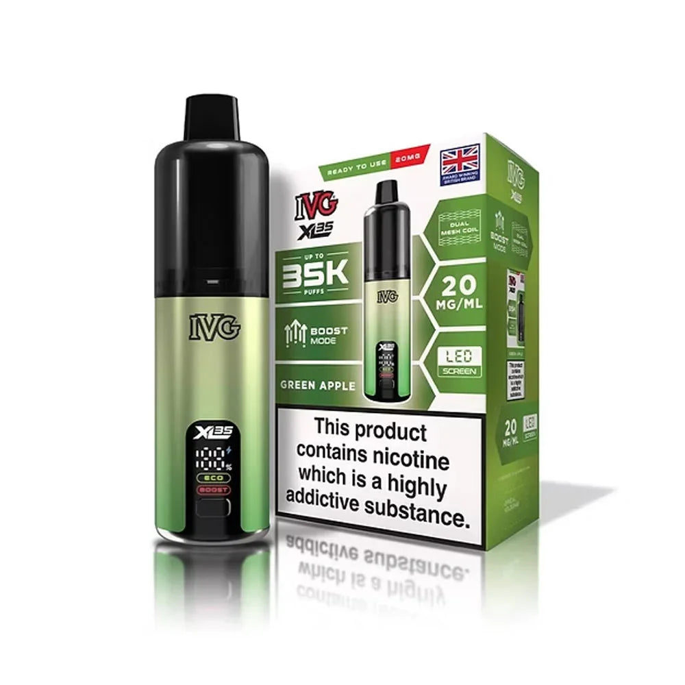 IVG XL 35K Prefilled Pod Kit - Green Apple