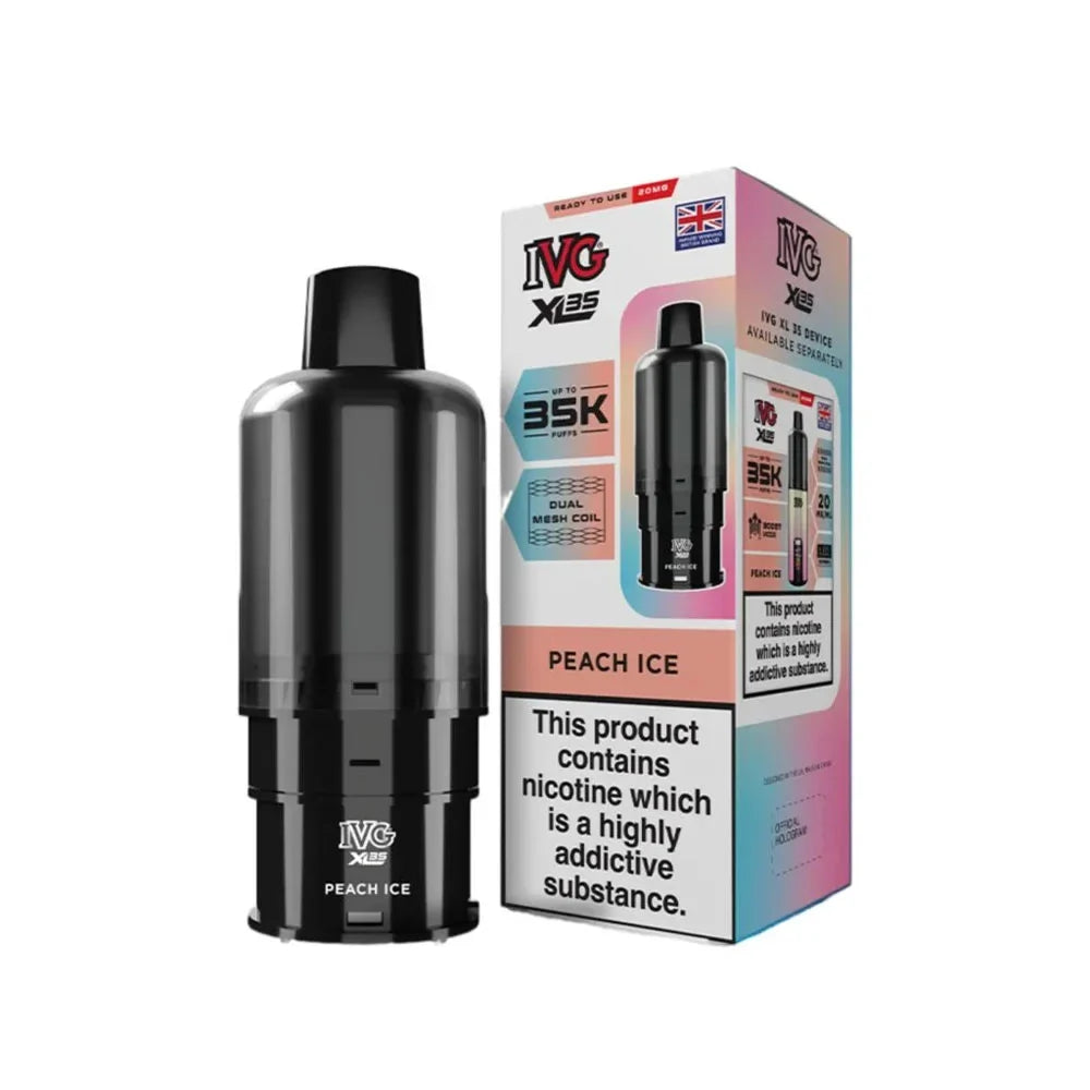 IVG XL 35K Prefilled Pods - Peach Ice