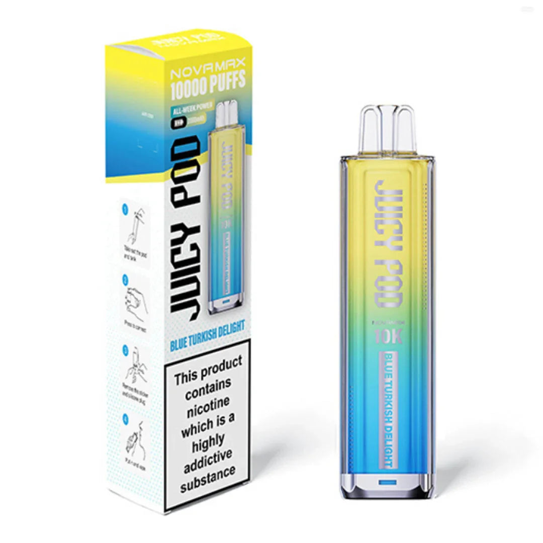 Juicy Pod Novamax 10K Prefilled Pod Kit - Blue Turkish Delight