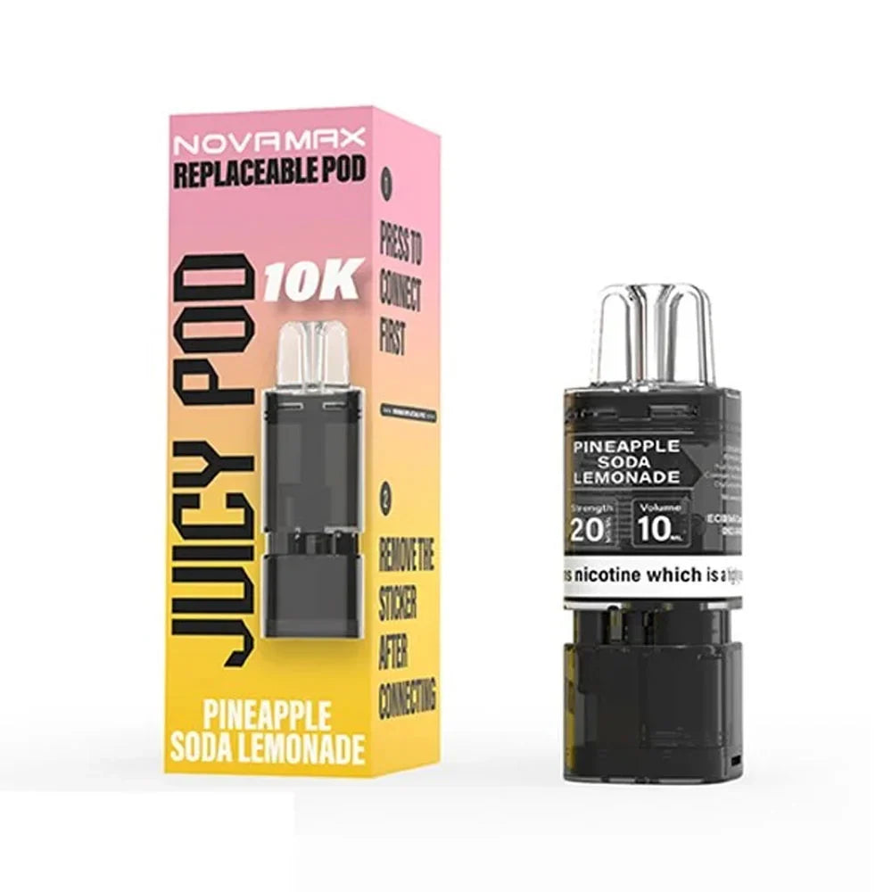 Juicy Pod Novamax 10K Prefilled Pod - Pineapple Soda Lemonade