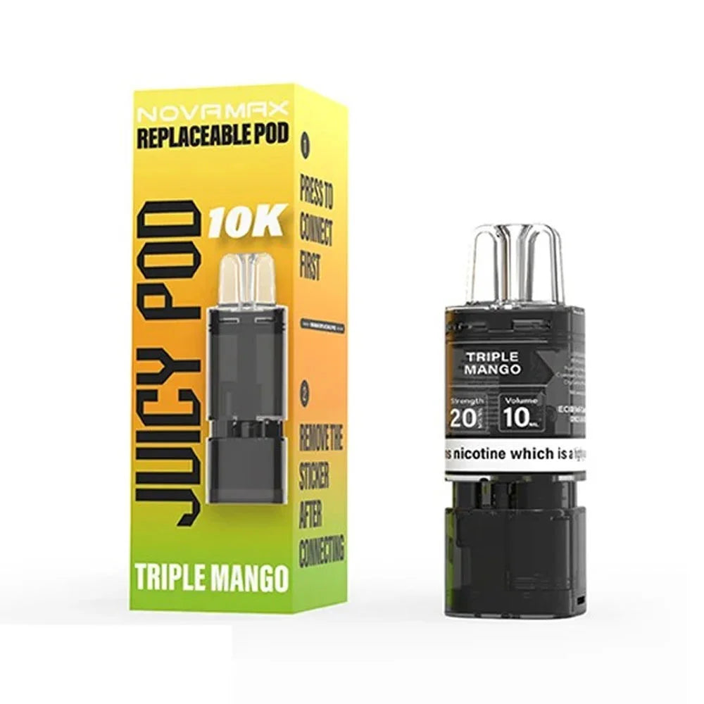 Juicy Pod Novamax 10K Prefilled Pod - Triple Mango
