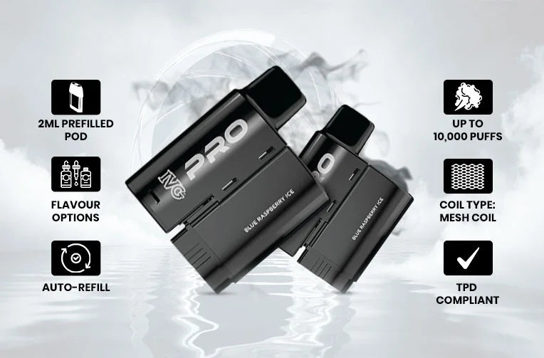 IVG Pro 12 Replacement Pod Specifications