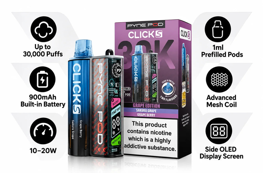 Key Specifications Pyne Pod Click 30K