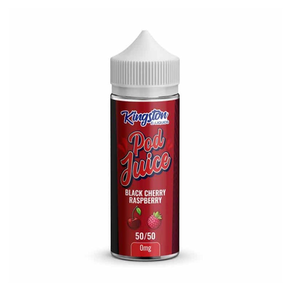 Kingston Pod Juice 50/50 100ml Shortfill Eliquid - Black Cherry Raspberry