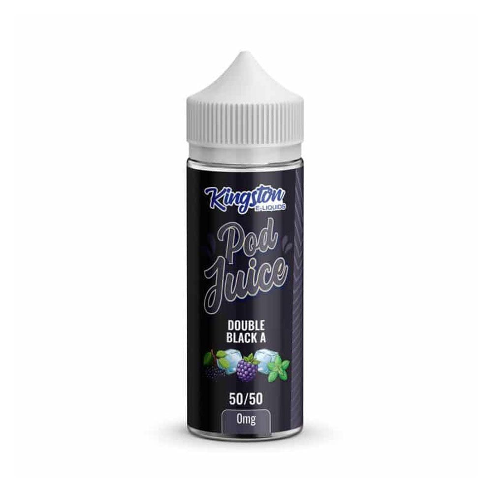Kingston Pod Juice 50/50 100ml Shortfill Eliquid - Double Black A