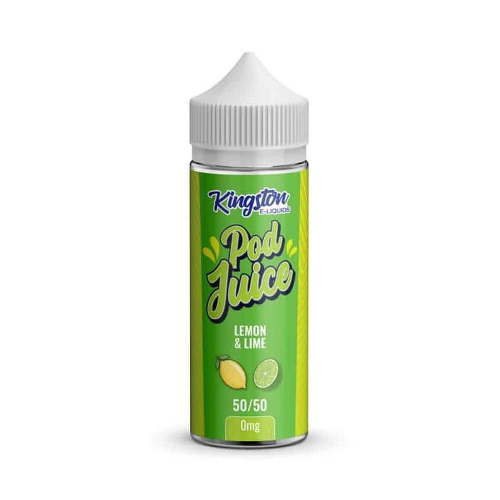 Kingston Pod Juice 50/50 100ml Shortfill Eliquid - Lemon & Lime