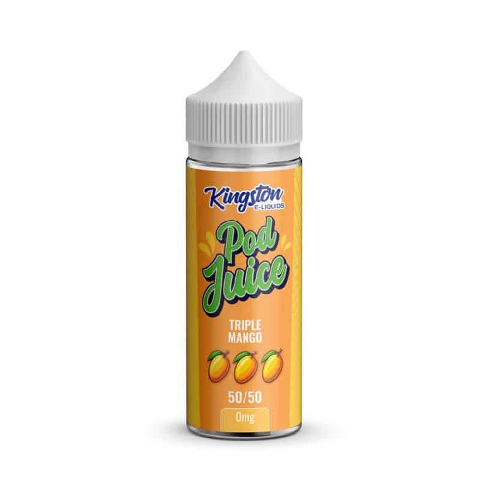 Kingston Pod Juice 50/50 100ml Shortfill Eliquid - Triple Mango
