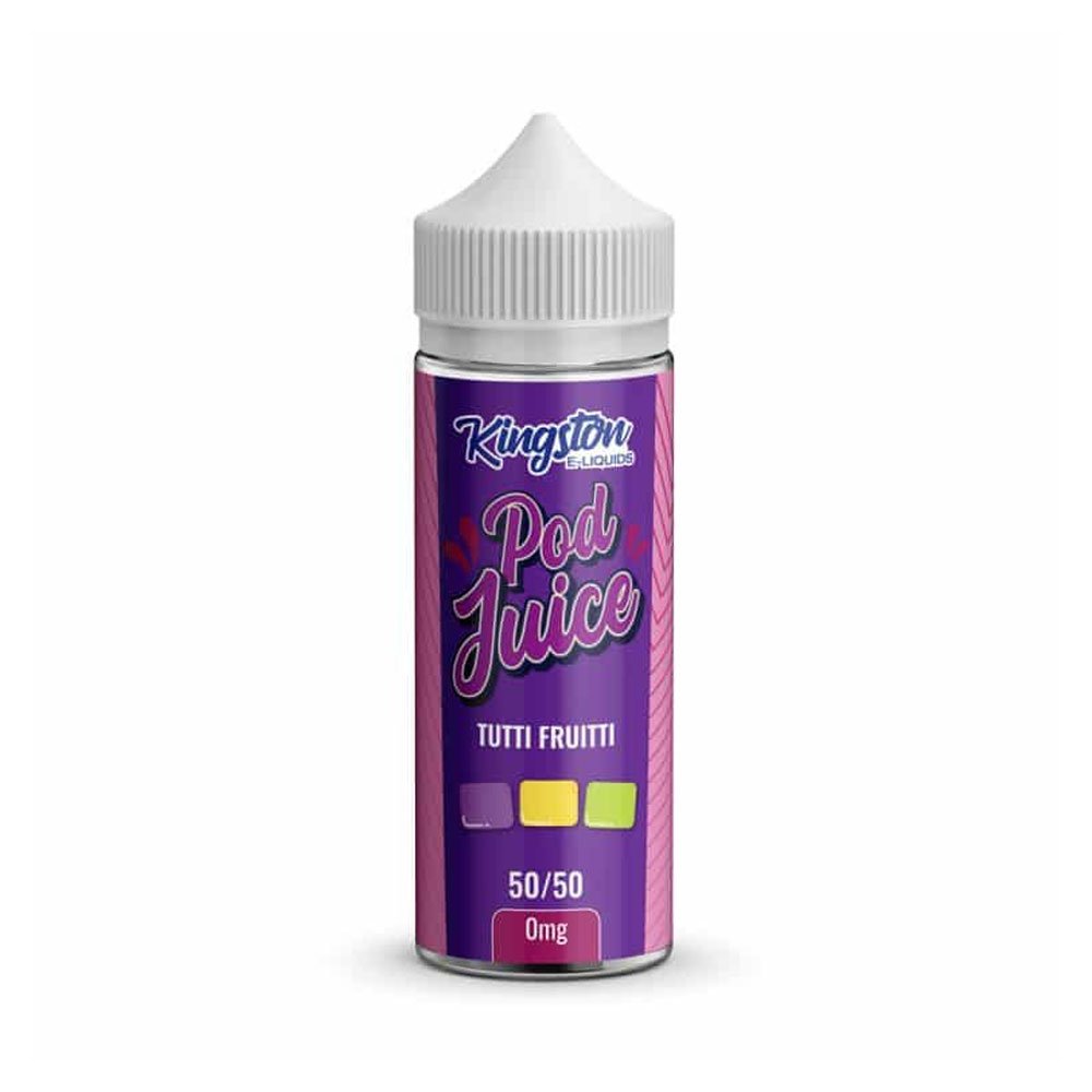 Kingston Pod Juice 50/50 100ml Shortfill Eliquid - Tutti Fruitti
