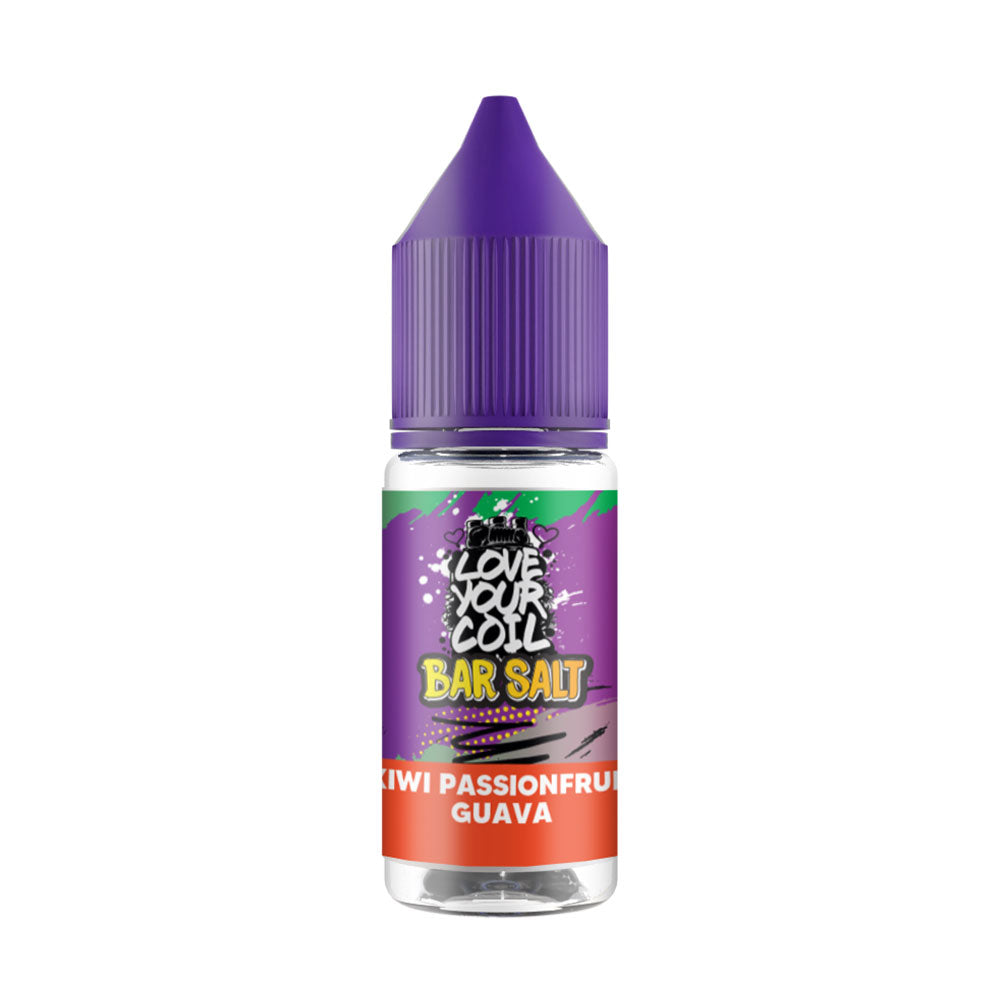Kiwi Passion Fruit Guava LYC Bar Salt 10ml Nic Salt ELiquid