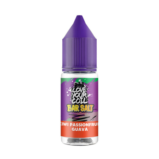 Kiwi Passion Fruit Guava LYC Bar Salt 10ml Nic Salt ELiquid