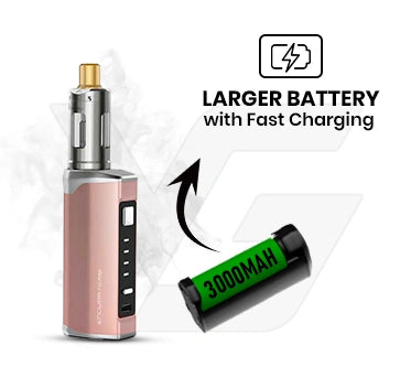 Larger Battery with Fast Charging