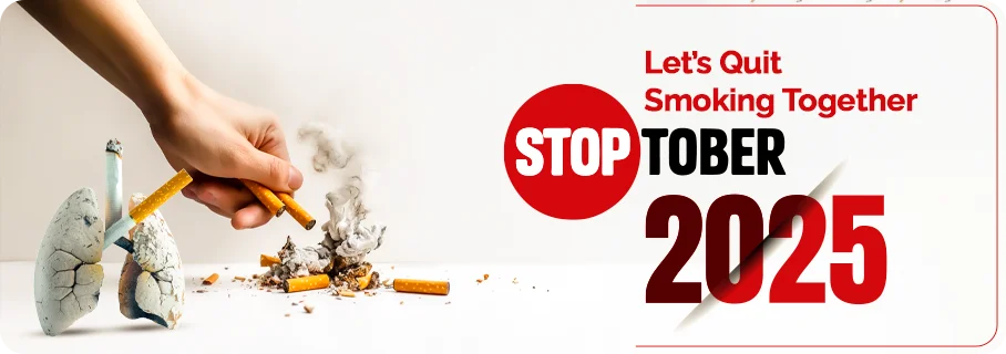 Lets Quit Smoking Together Stoptober 2025 banner