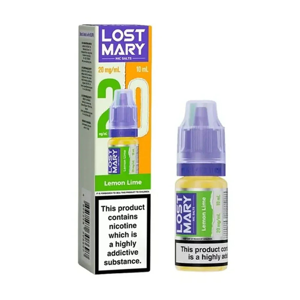 Lost Mary 10ml Nic Salt E Liquid - Lemon Lime