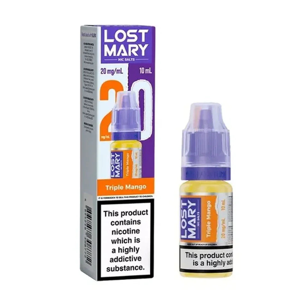 Lost Mary 10ml Nic Salt E Liquid - Triple Mango
