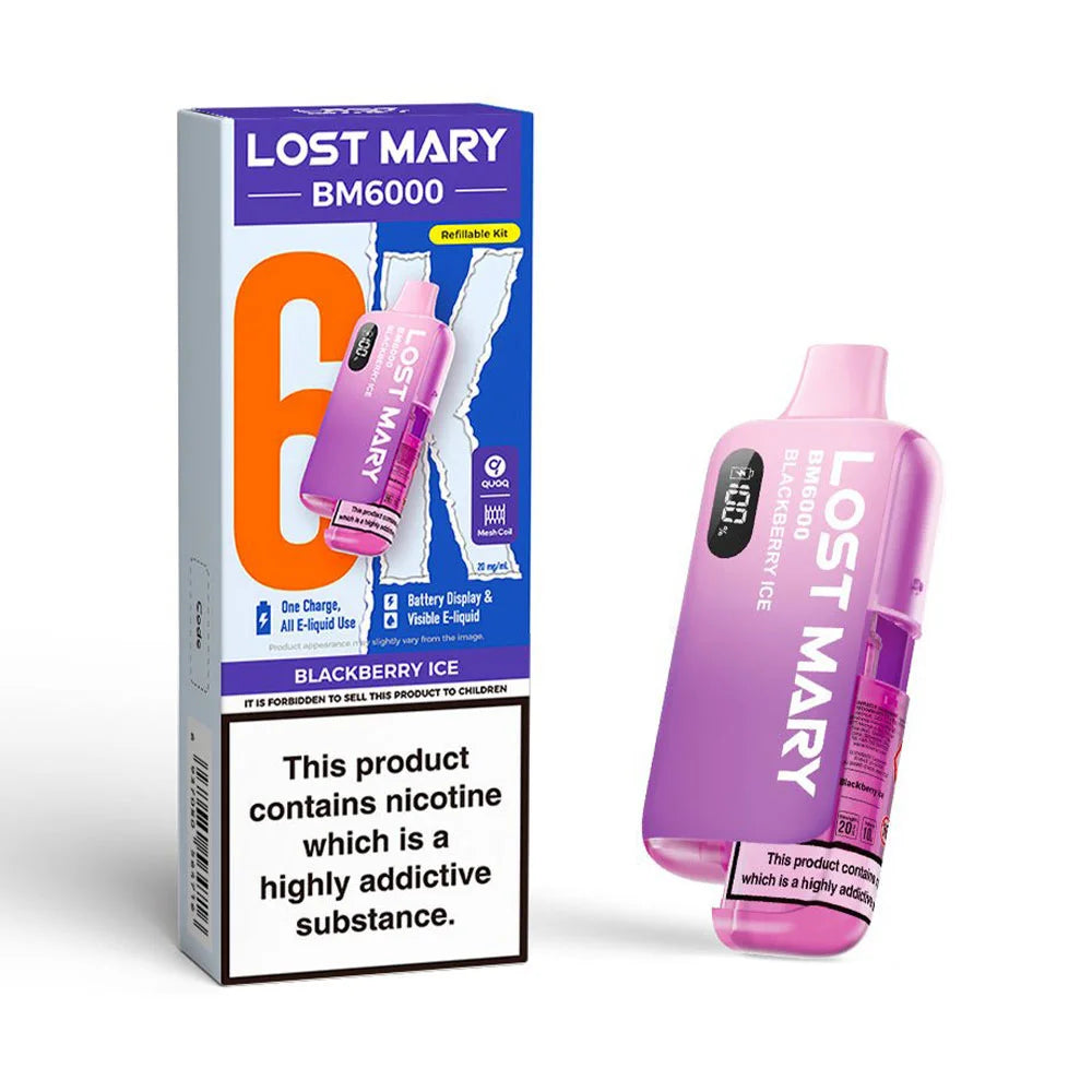 Lost Mary BM6000 Refillable Pod Kit - Blackberry Ice