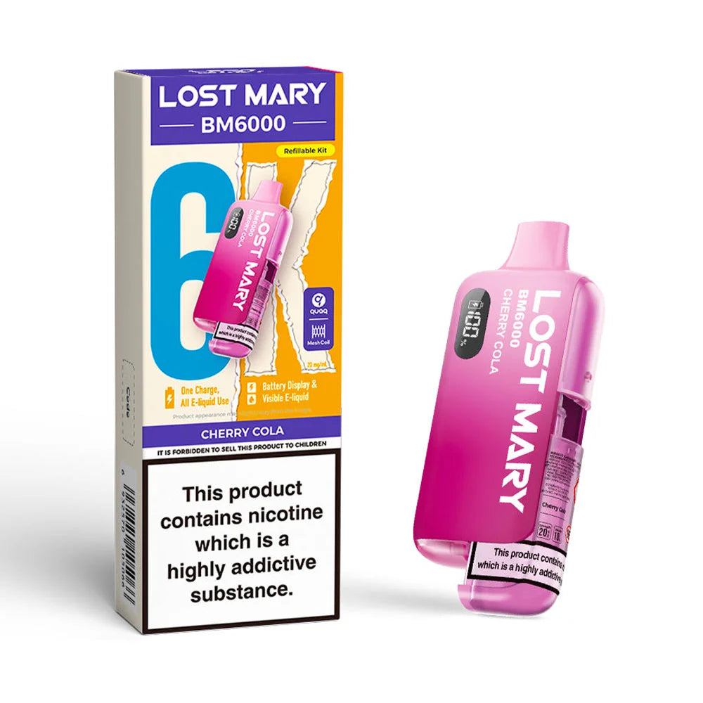 Lost Mary BM6000 Refillable Pod Kit - Cherry Cola