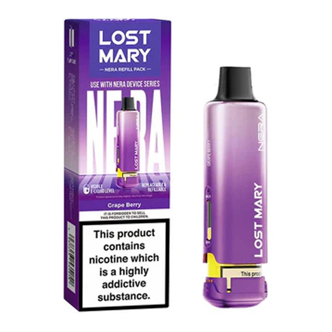 Lost Mary NERA 15K Prefilled Pods - Grape Berry