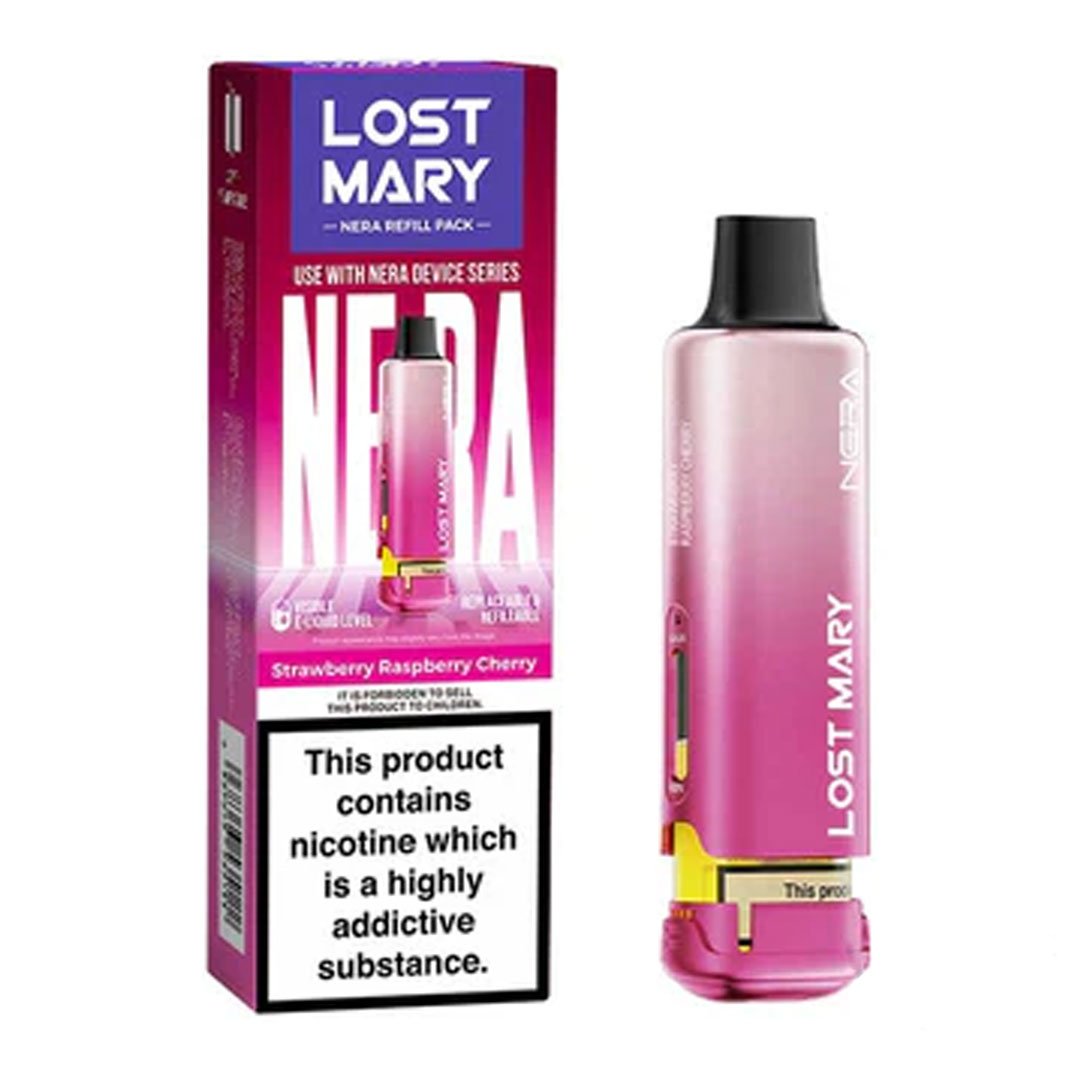 Lost Mary NERA 15K Prefilled Pods - Strawberry Raspberry Cherry