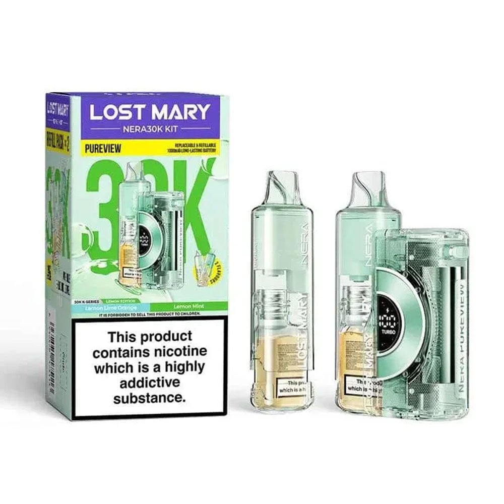 Lost Mary NERA 30K Pureview Refillable Pod Kit - Lemon Edition
