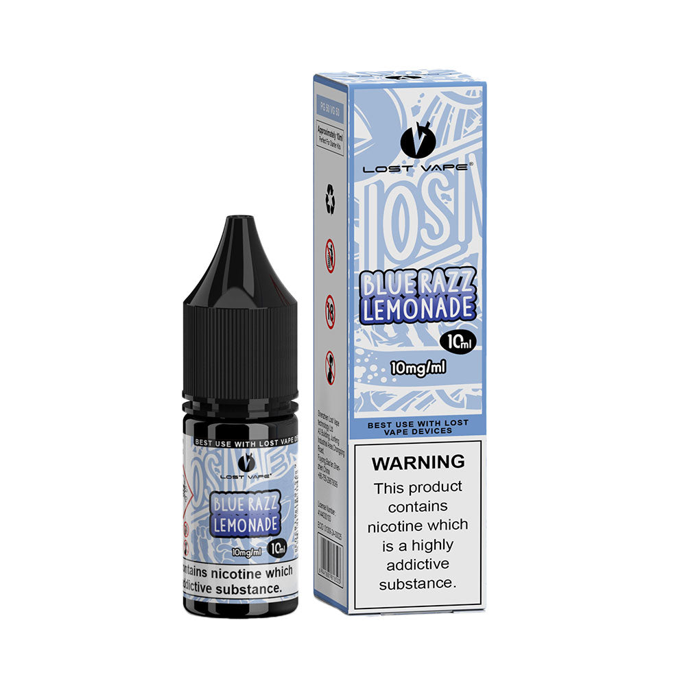 Blue Razz Lemonade Lost Vape 10ml Nic Salt Eliquid