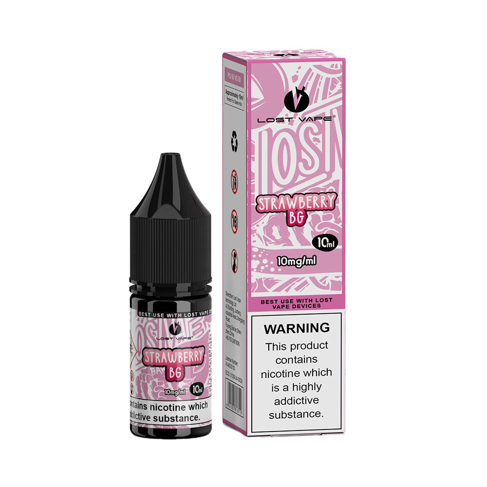 Strawberry BG Lost Vape 10ml Nic Salt Eliquid