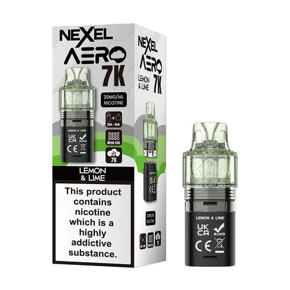 Nexel Aero 7K Prefilled Pod - Lemon & Lime