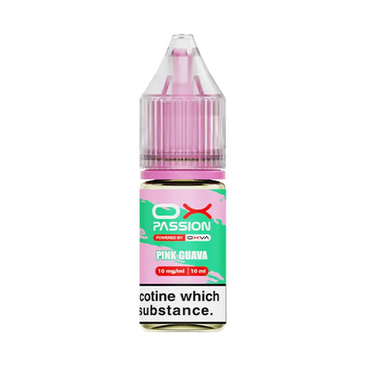 Pink Guava OX Passion 10ml Nic Salt E Liquid