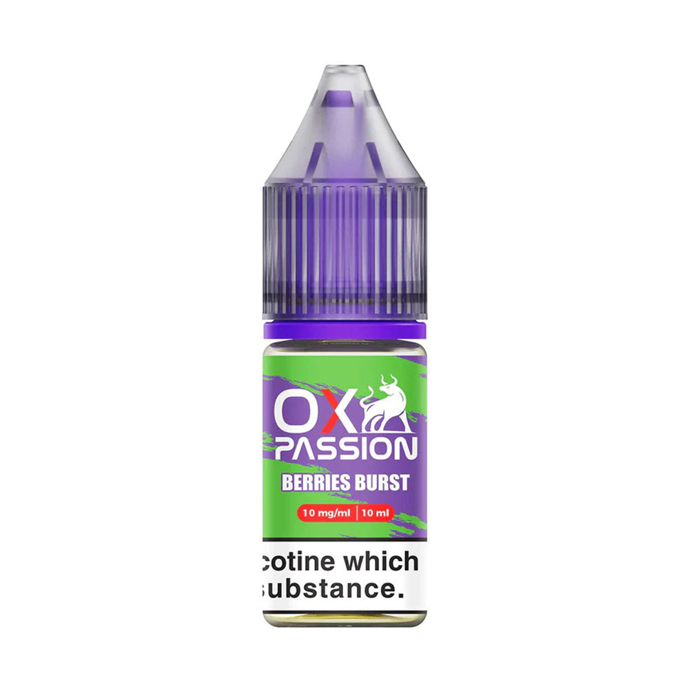 Berry Burst OX Passion 10ml Nic Salt E Liquid